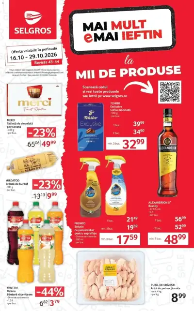 Selgros Catalog Magazine Mici: Ofertă actuală din 16.10.2026