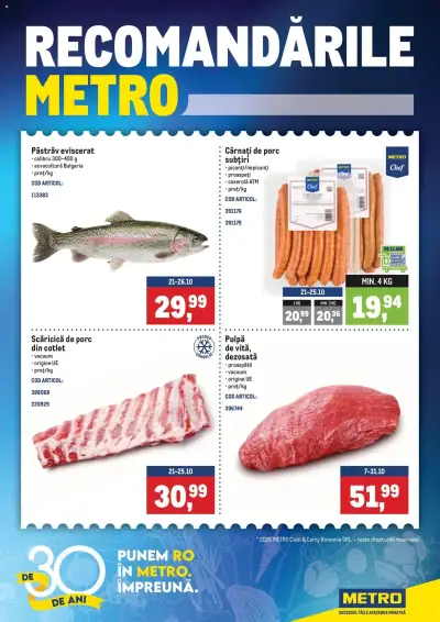 Metro Catalog: Ofertă actuală din 19.10.2026