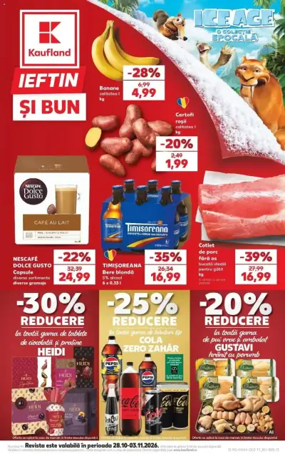 Kaufland Domnesti: Ofertă actuală din 28.10.2026