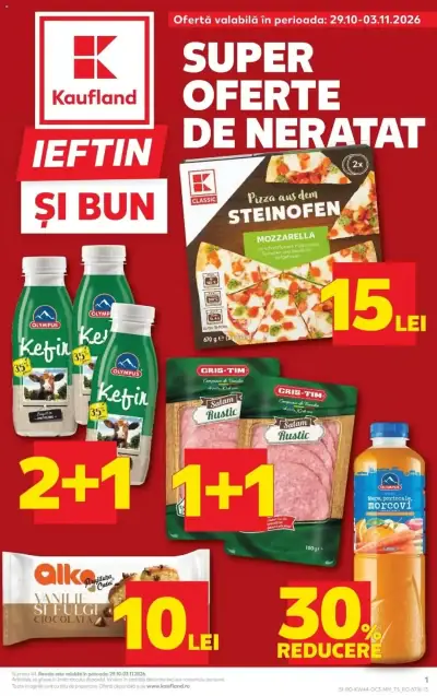 Kaufland Otopeni: Ofertă actuală din 28.10.2026