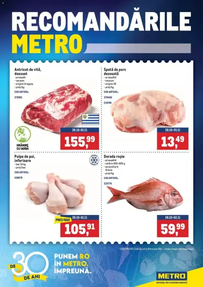 Metro Catalog: Ofertă actuală din 26.10.2026