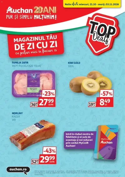 Auchan Catalog: Ofertă actuală din 21.10.2026