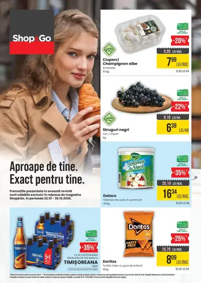 Mega Image Catalog Shop&Go: Ofertă actuală din 22.10.2026