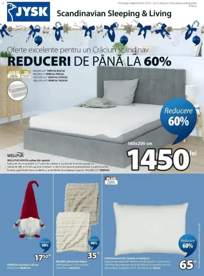 JYSK Catalog actual: Ofertă actuală din 26.10.2026