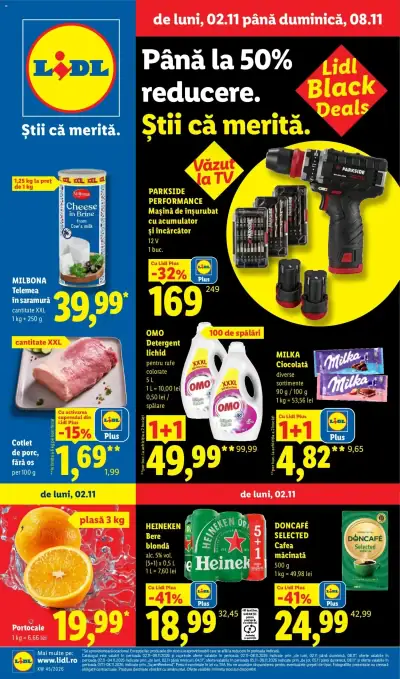 Lidl Black Friday: Ofertă actuală din 02.11.2026