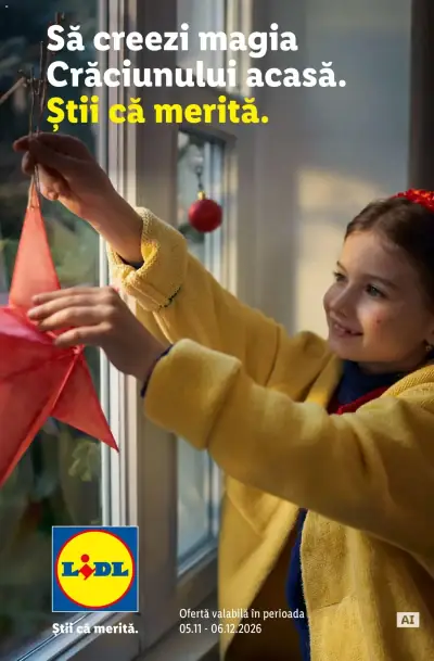 Lidl Catalog Decorațiuni: Ofertă actuală din 05.11.2026