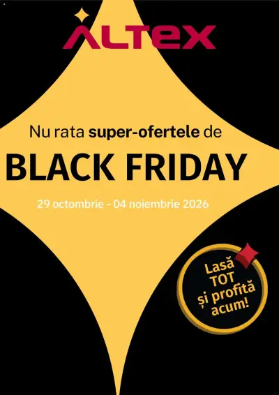 Altex Black Friday: Ofertă actuală din 29.10.2026