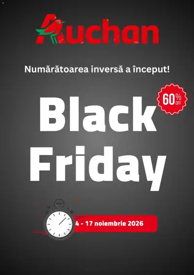 Auchan Black Friday notificarea: Ofertă actuală din 30.10.2026