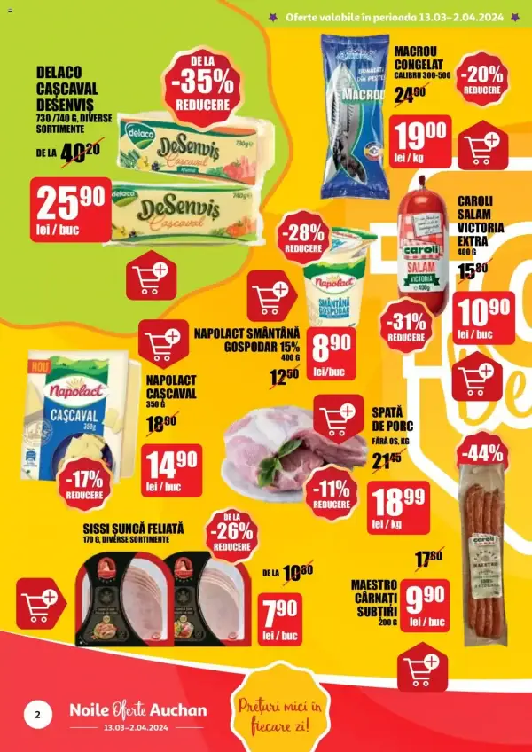 Cataloage Auchan: Ofertă actuală din 13.03.2024 - 13-03-2024 - 02-04-2024.