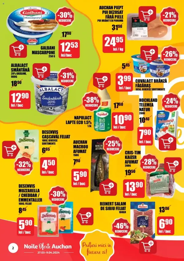 Cataloage Auchan: Ofertă actuală din 27.03.2024 - 27-03-2024 - 09-04-2024.