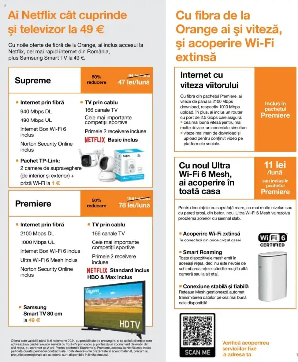 Cataloage Orange: Ofertă actuală din 10.09.2024 - 10-09-2024 - 16-11-2024.