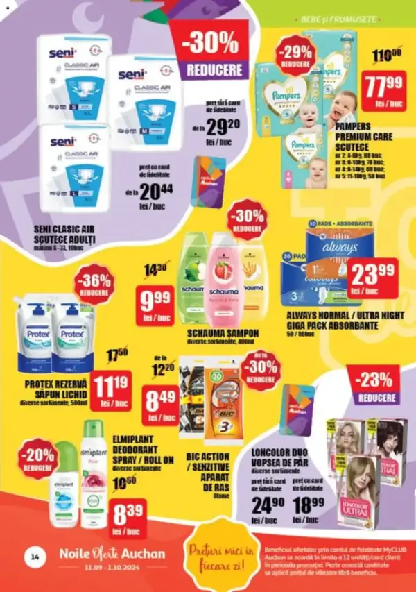 Cataloage Auchan: Ofertă actuală din 11.09.2024 - Oferte și revista - 11-09-2024 - 01-10-2024.