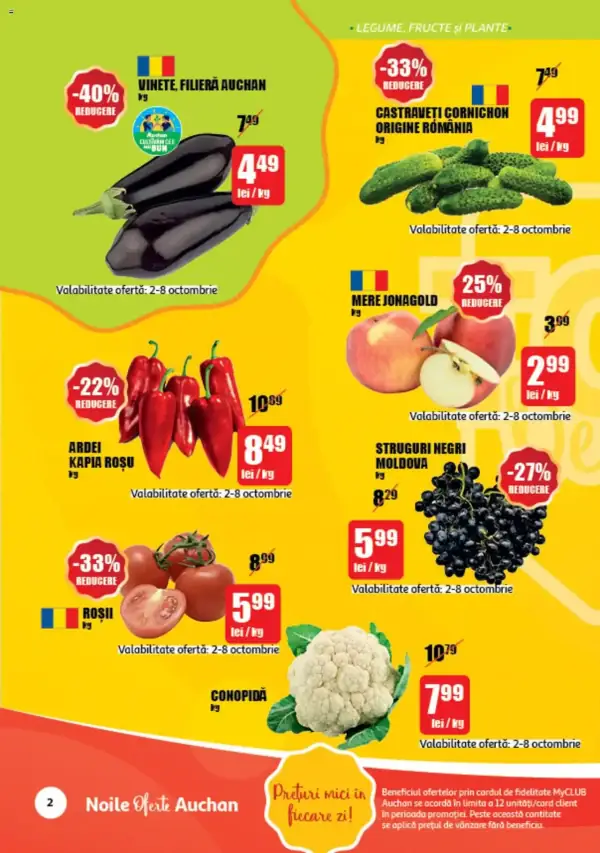 Cataloage Auchan: Ofertă actuală din 02.10.2024 - Oferte și revista - 02-10-2024 - 22-10-2024.