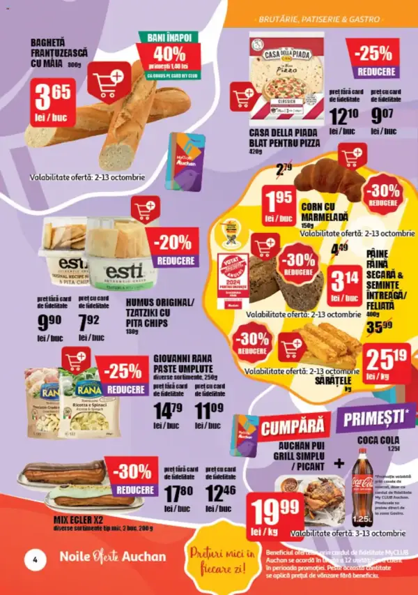 Cataloage Auchan: Ofertă actuală din 02.10.2024 - Oferte și revista - 02-10-2024 - 22-10-2024.