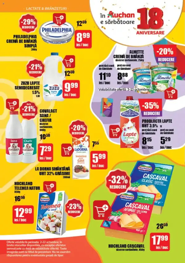 Cataloage Auchan: Ofertă actuală din 02.10.2024 - Oferte și revista - 02-10-2024 - 22-10-2024.