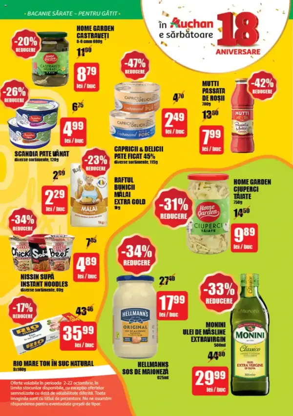 Cataloage Auchan: Ofertă actuală din 02.10.2024 - Oferte și revista - 02-10-2024 - 22-10-2024.