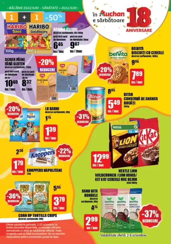 Cataloage Auchan: Ofertă actuală din 02.10.2024 - Oferte și revista - 02-10-2024 - 22-10-2024.