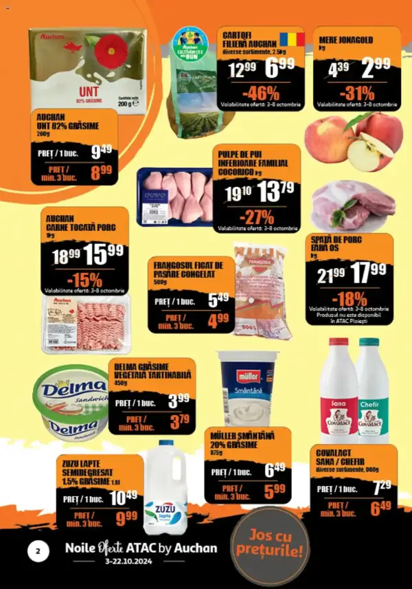 Cataloage Auchan: Ofertă actuală din 03.10.2024 - Oferte și revista - 03-10-2024 - 22-10-2024.