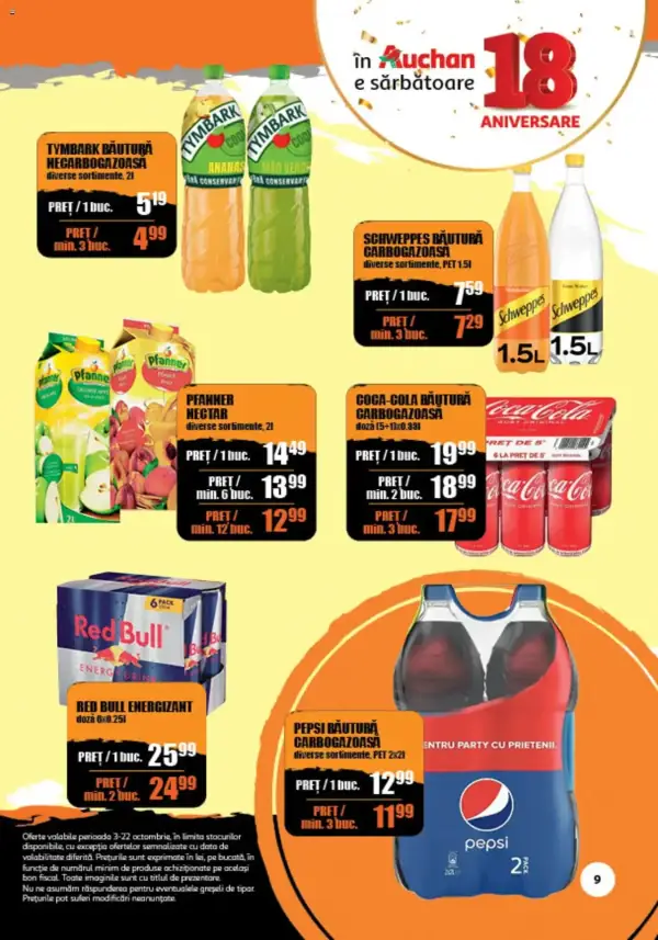 Cataloage Auchan: Ofertă actuală din 03.10.2024 - Oferte și revista - 03-10-2024 - 22-10-2024.