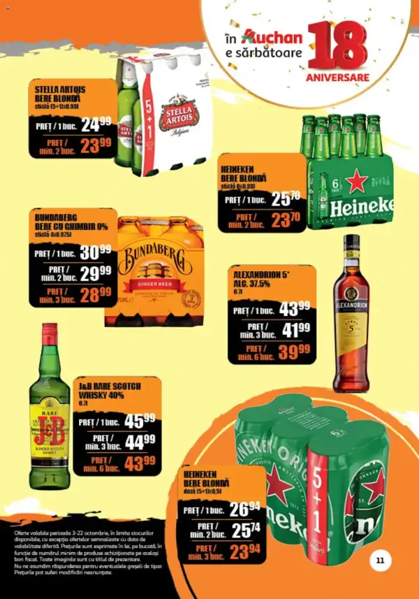 Cataloage Auchan: Ofertă actuală din 03.10.2024 - Oferte și revista - 03-10-2024 - 22-10-2024.