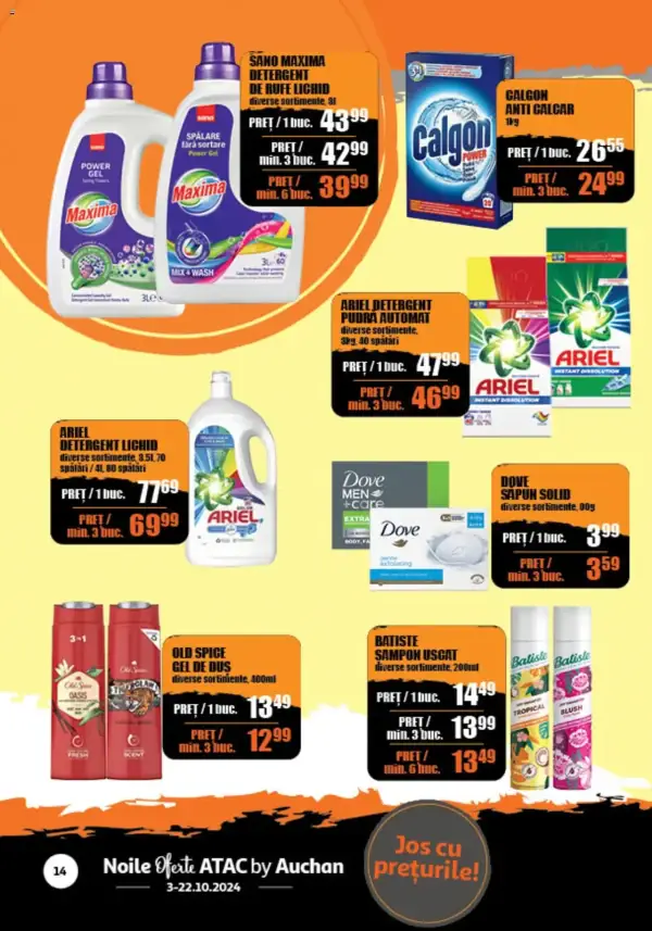 Cataloage Auchan: Ofertă actuală din 03.10.2024 - Oferte și revista - 03-10-2024 - 22-10-2024.