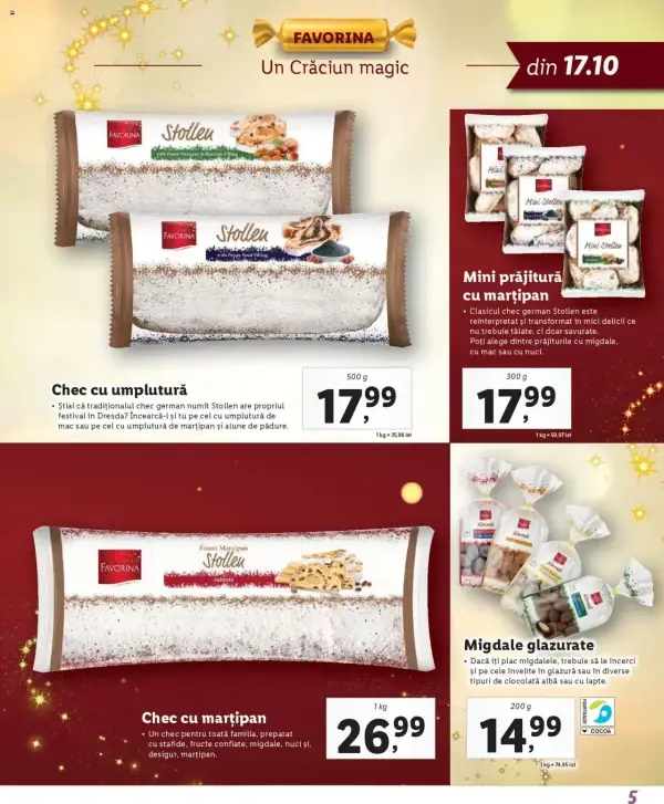 Cataloage Lidl: Ofertă actuală din 17.10.2024 - Oferta produse - 17-10-2024 - 01-01-2025.