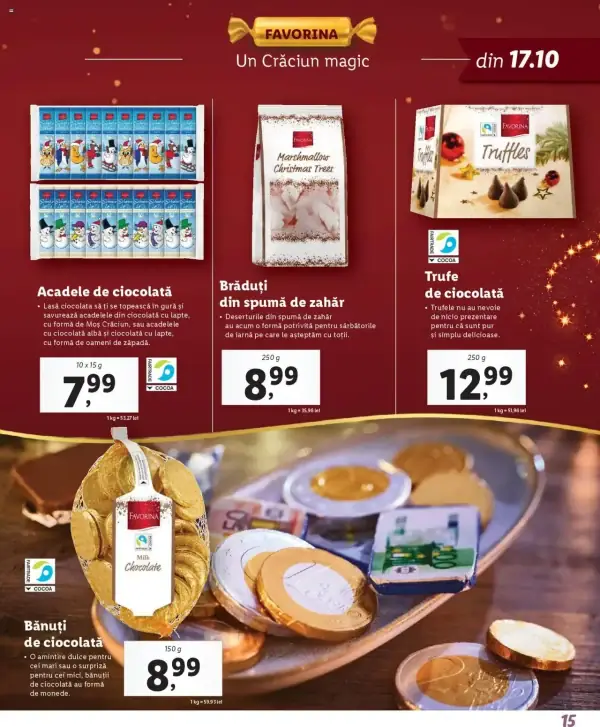 Cataloage Lidl: Ofertă actuală din 17.10.2024 - Oferta produse - 17-10-2024 - 01-01-2025.