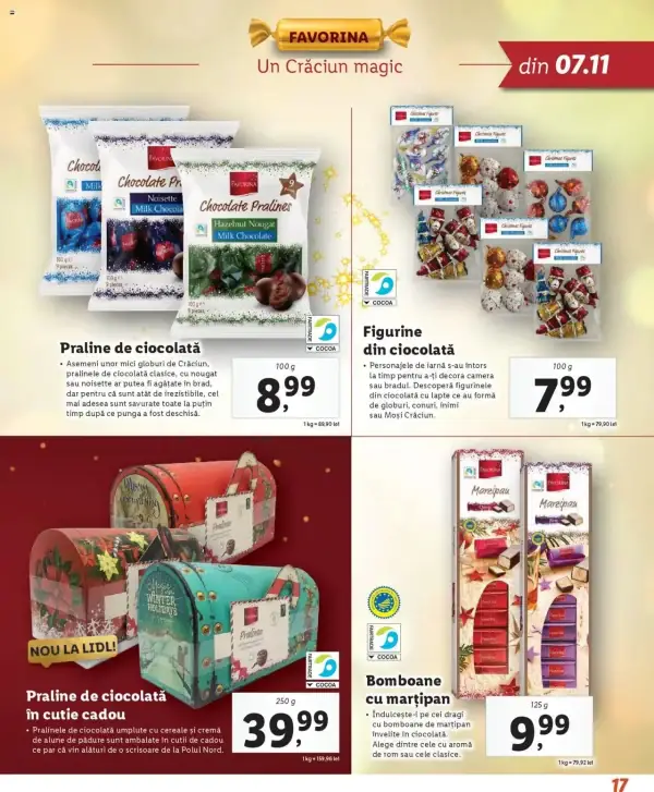 Cataloage Lidl: Ofertă actuală din 17.10.2024 - Oferta produse - 17-10-2024 - 01-01-2025.