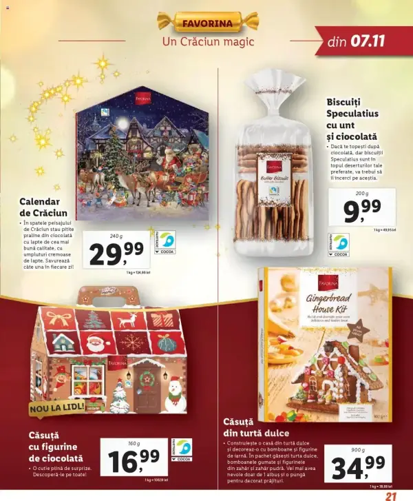 Cataloage Lidl: Ofertă actuală din 17.10.2024 - Oferta produse - 17-10-2024 - 01-01-2025.