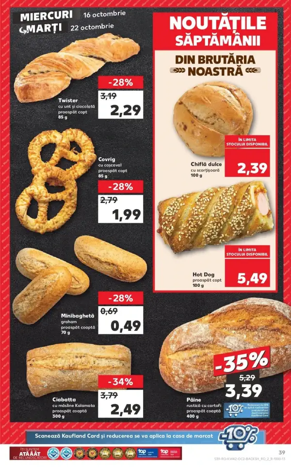 Cataloage Kaufland: Ofertă actuală din 16.10.2024 - Revista "Medgidia" - 16-10-2024 - 22-10-2024.