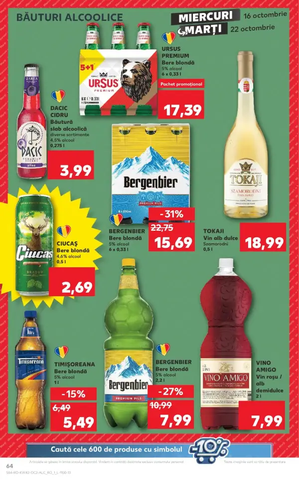 Cataloage Kaufland: Ofertă actuală din 16.10.2024 - Revista "Medgidia" - 16-10-2024 - 22-10-2024.