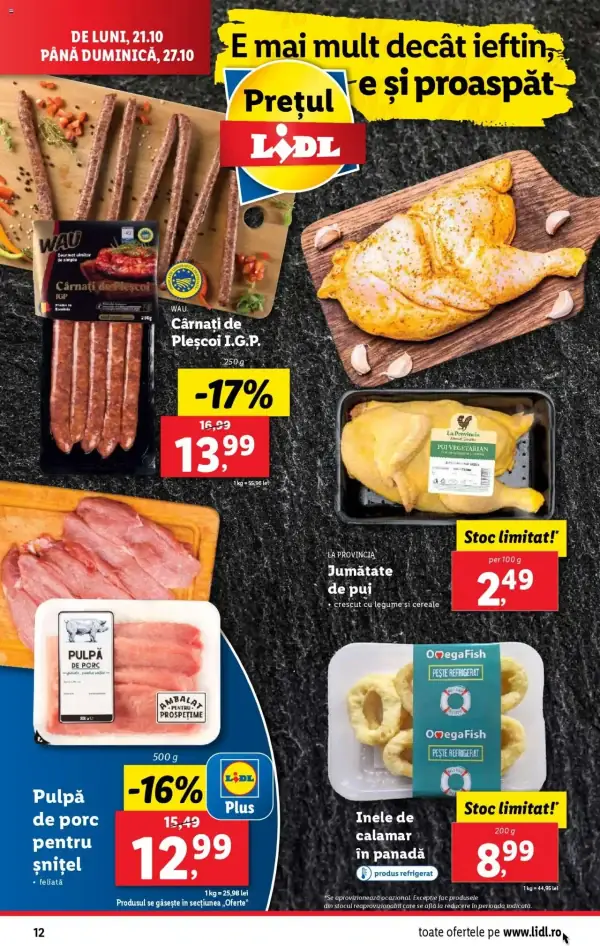 Cataloage Lidl: Ofertă actuală din 21.10.2024 - Oferta produse - 21-10-2024 - 27-10-2024.