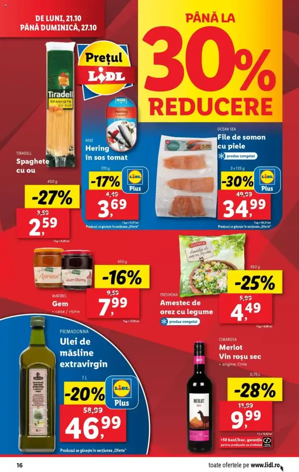 Cataloage Lidl: Ofertă actuală din 21.10.2024 - Oferta produse - 21-10-2024 - 27-10-2024.