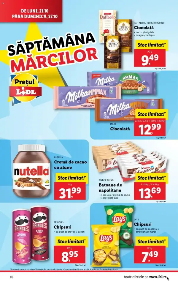 Cataloage Lidl: Ofertă actuală din 21.10.2024 - Oferta produse - 21-10-2024 - 27-10-2024.