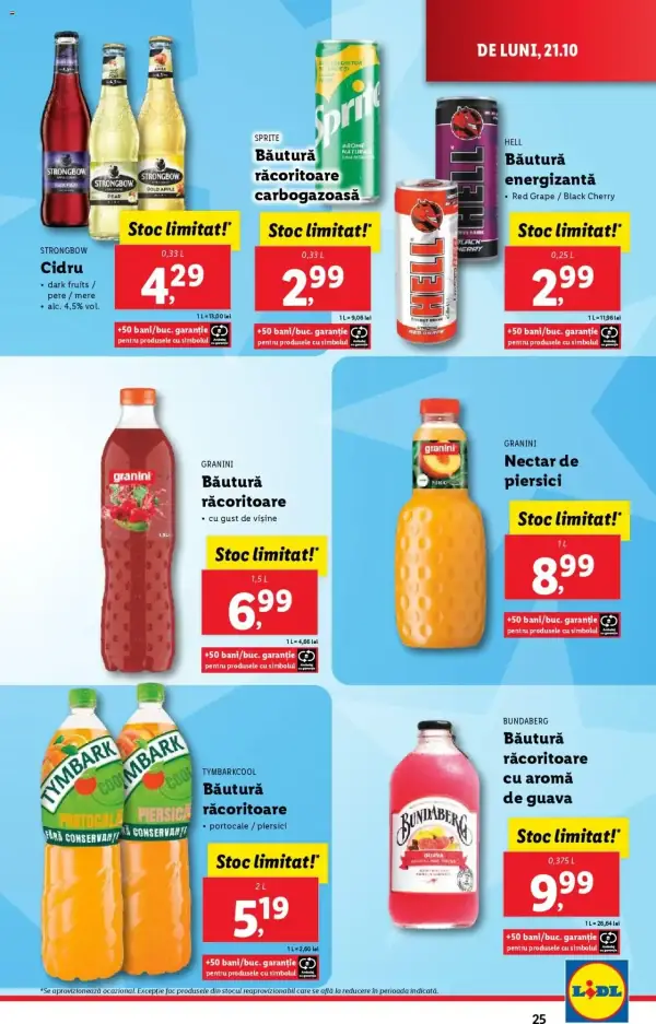 Cataloage Lidl: Ofertă actuală din 21.10.2024 - Oferta produse - 21-10-2024 - 27-10-2024.