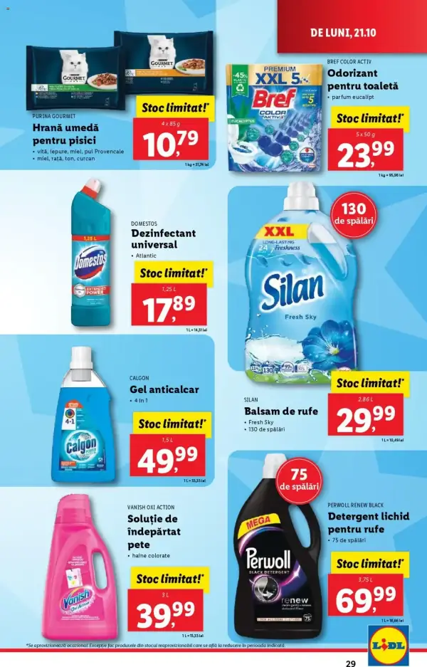 Cataloage Lidl: Ofertă actuală din 21.10.2024 - Oferta produse - 21-10-2024 - 27-10-2024.