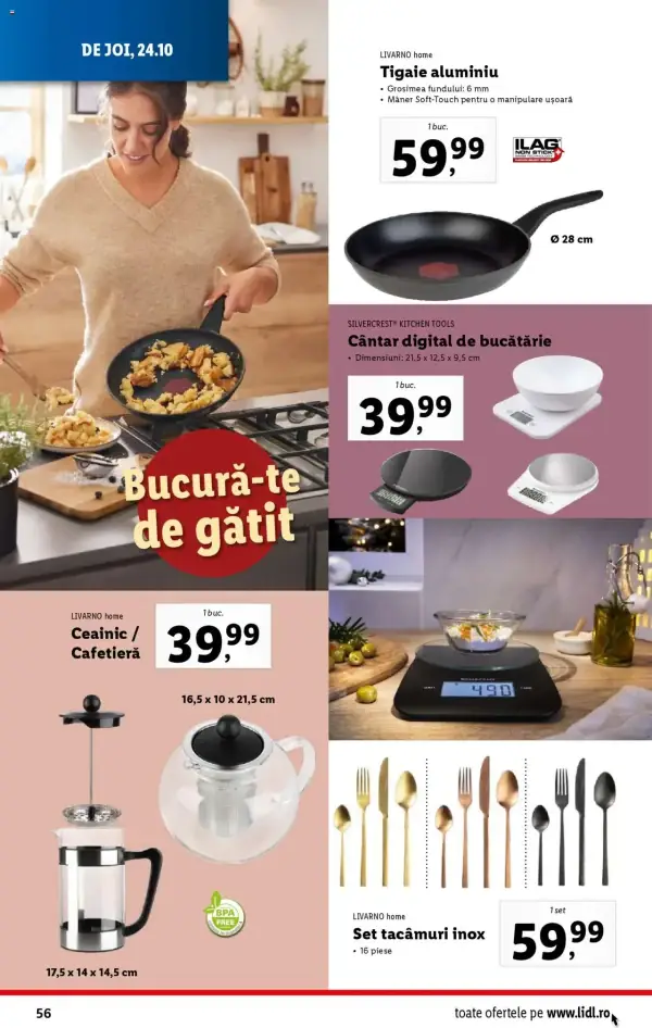 Cataloage Lidl: Ofertă actuală din 21.10.2024 - Oferta produse - 21-10-2024 - 27-10-2024.