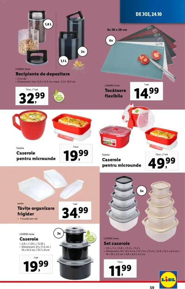 Cataloage Lidl: Ofertă actuală din 21.10.2024 - Oferta produse - 21-10-2024 - 27-10-2024.