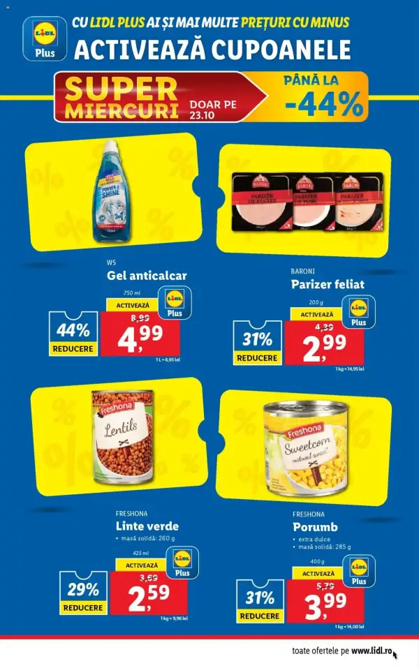 Cataloage Lidl: Ofertă actuală din 21.10.2024 - Oferta produse - 21-10-2024 - 27-10-2024.