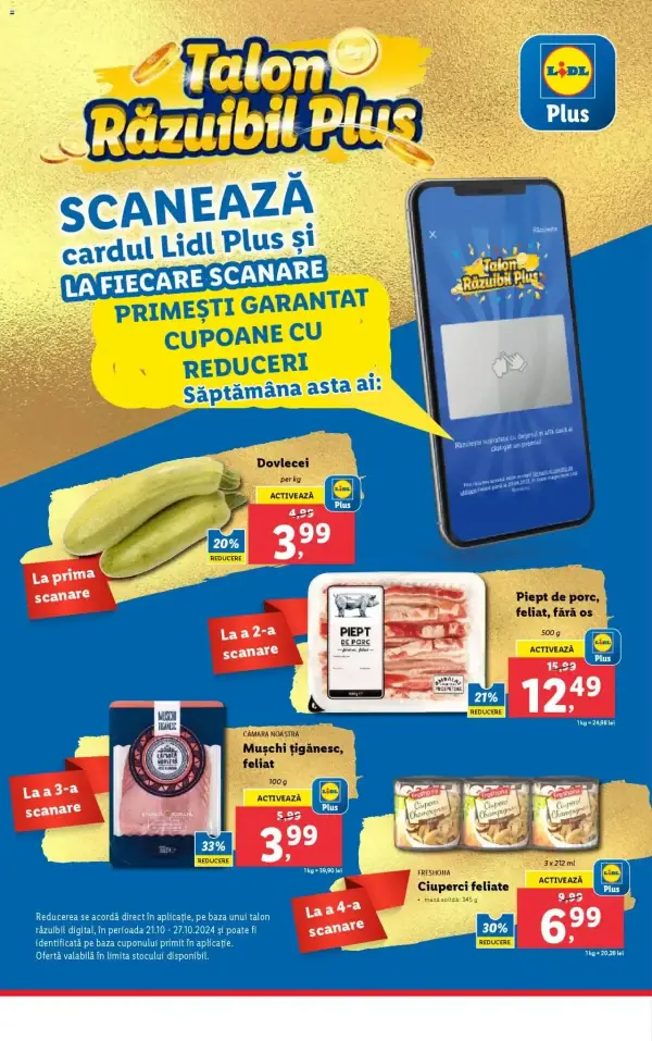 Cataloage Lidl: Ofertă actuală din 21.10.2024 - Oferta produse - 21-10-2024 - 27-10-2024.