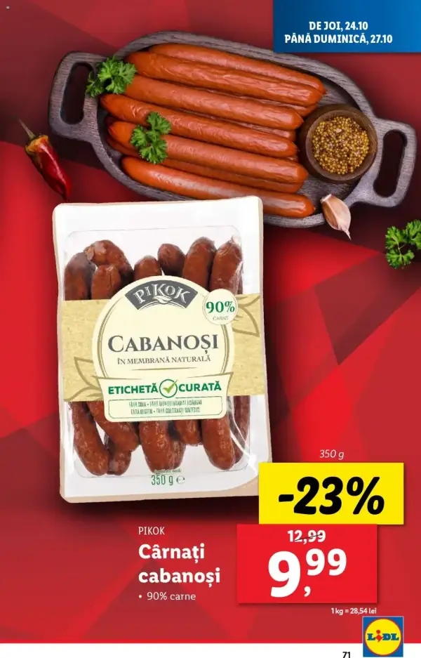 Cataloage Lidl: Ofertă actuală din 21.10.2024 - Oferta produse - 21-10-2024 - 27-10-2024.