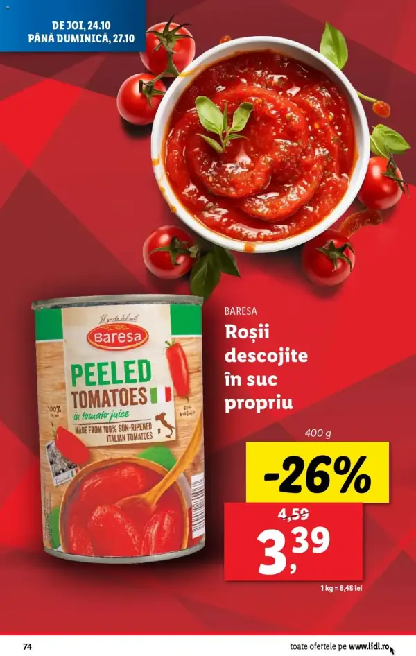 Cataloage Lidl: Ofertă actuală din 21.10.2024 - Oferta produse - 21-10-2024 - 27-10-2024.