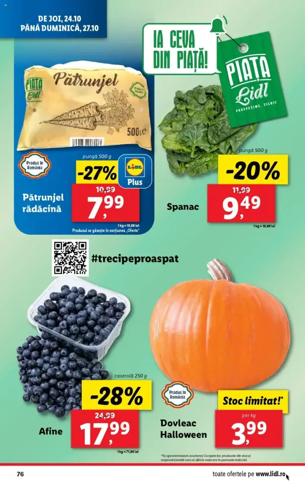 Cataloage Lidl: Ofertă actuală din 21.10.2024 - Oferta produse - 21-10-2024 - 27-10-2024.