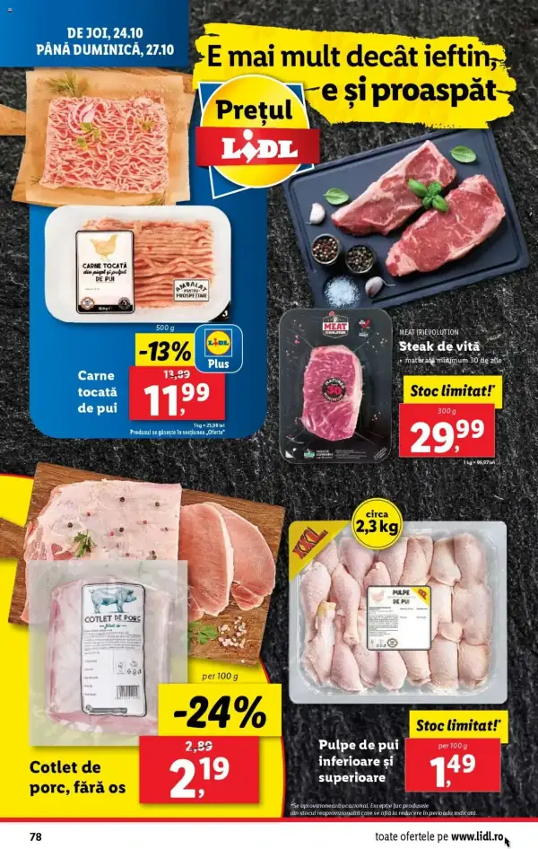 Cataloage Lidl: Ofertă actuală din 21.10.2024 - Oferta produse - 21-10-2024 - 27-10-2024.