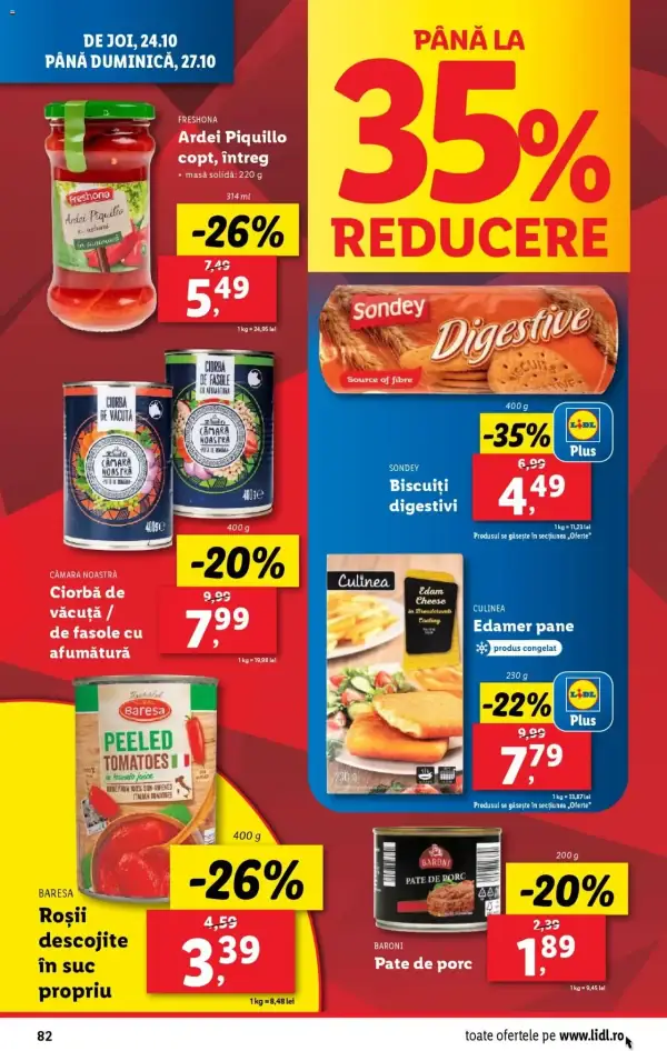 Cataloage Lidl: Ofertă actuală din 21.10.2024 - Oferta produse - 21-10-2024 - 27-10-2024.