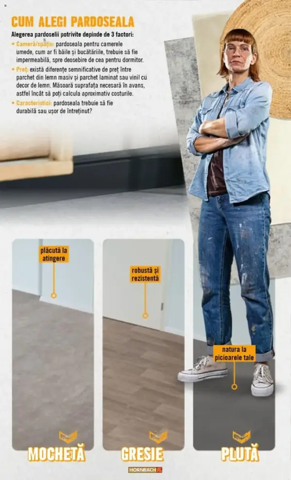 Cataloage Hornbach: Ofertă actuală din 15.10.2024 - Pardoseală - 15-10-2024 - 16-11-2024.