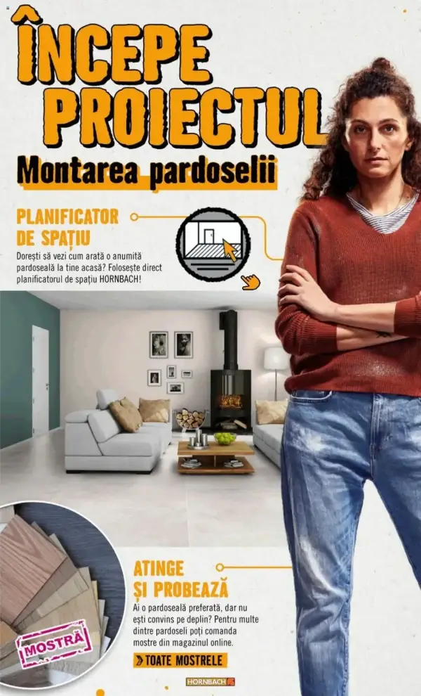 Cataloage Hornbach: Ofertă actuală din 15.10.2024 - Pardoseală - 15-10-2024 - 16-11-2024.