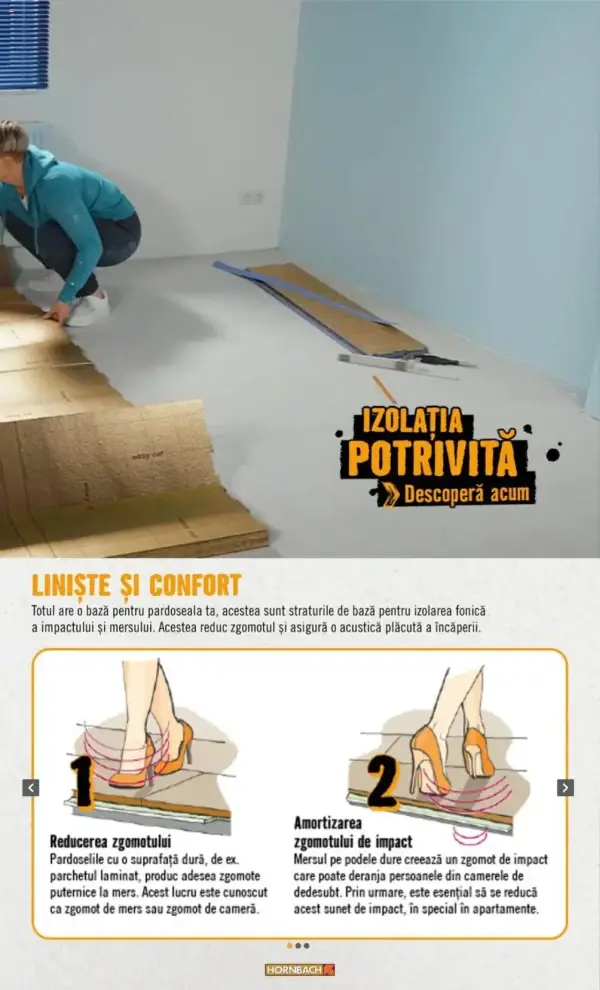 Cataloage Hornbach: Ofertă actuală din 15.10.2024 - Pardoseală - 15-10-2024 - 16-11-2024.