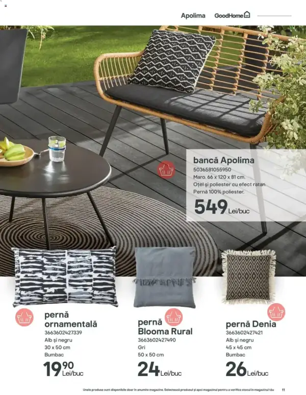 Cataloage Brico Depot: Ofertă actuală din 22.04.2024 - Mobilier Grădină 1 - 22-04-2024 - 18-11-2024.