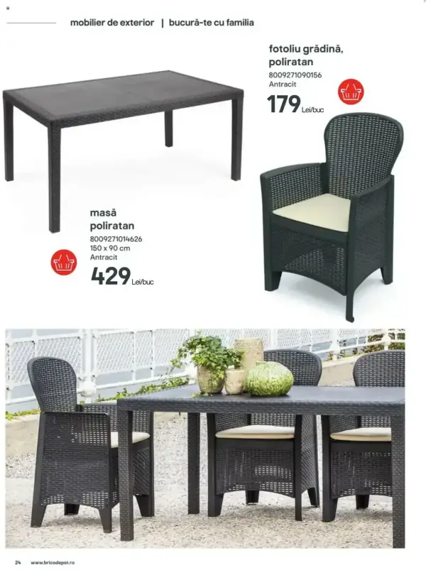 Cataloage Brico Depot: Ofertă actuală din 22.04.2024 - Mobilier Grădină 1 - 22-04-2024 - 18-11-2024.